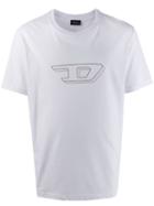 Diesel 3d Logo Print T-shirt - White