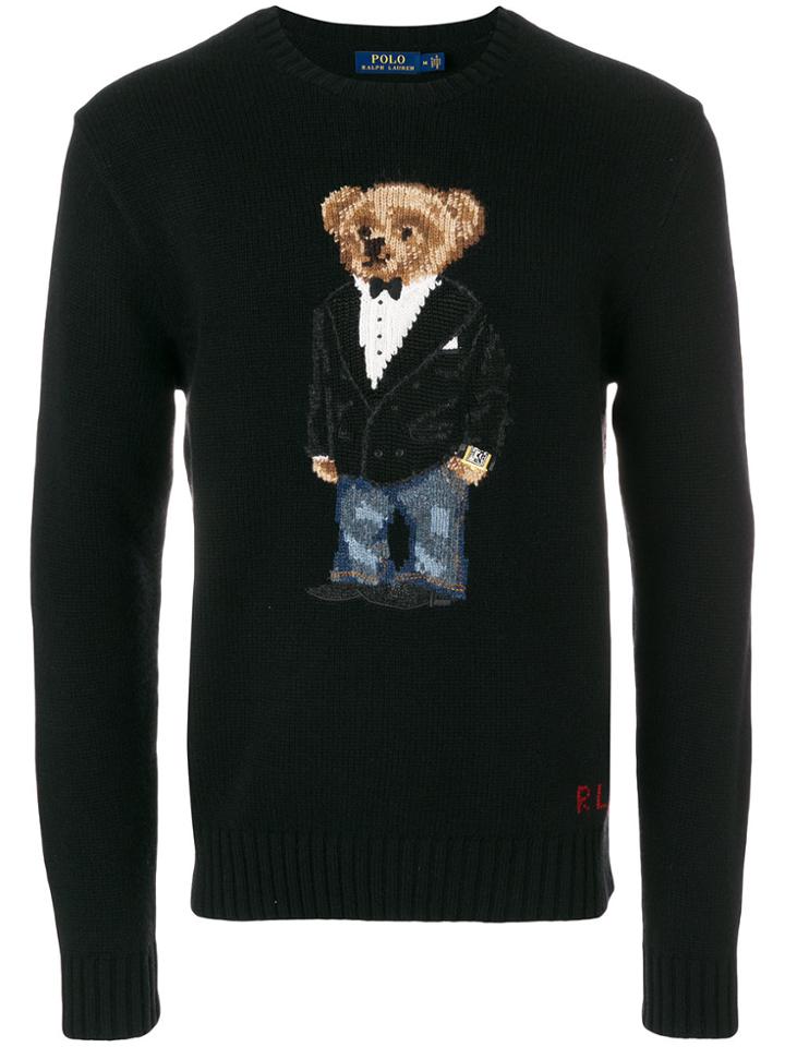 Polo Ralph Lauren Teddy Bear Jumper - Black