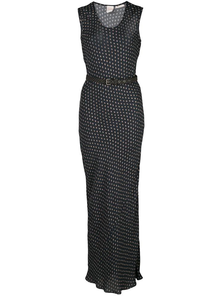 Zanini Patterned Maxi Dress - Blue
