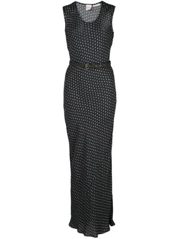 Zanini Patterned Maxi Dress - Blue