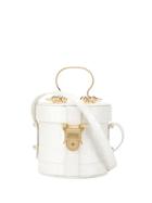 Okhtein Papyrus Embossed Tote Bag - White