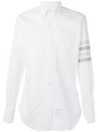 Thom Browne Striped Sleeve Shirt, Men's, Size: 1, White, Cotton