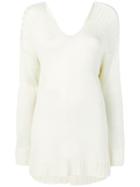 Jean Paul Gaultier Pre-owned Open Back Jumper - White