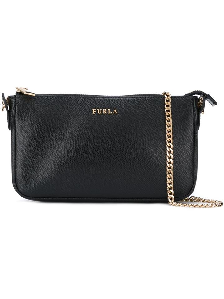 Furla Chain Strap Crossbody Bag, Women's, Black
