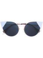 Fendi Eyewear 'lei' Sunglasses - Metallic