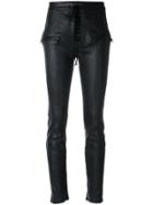 Unravel Project Skinny Corset Waist Trousers - Black