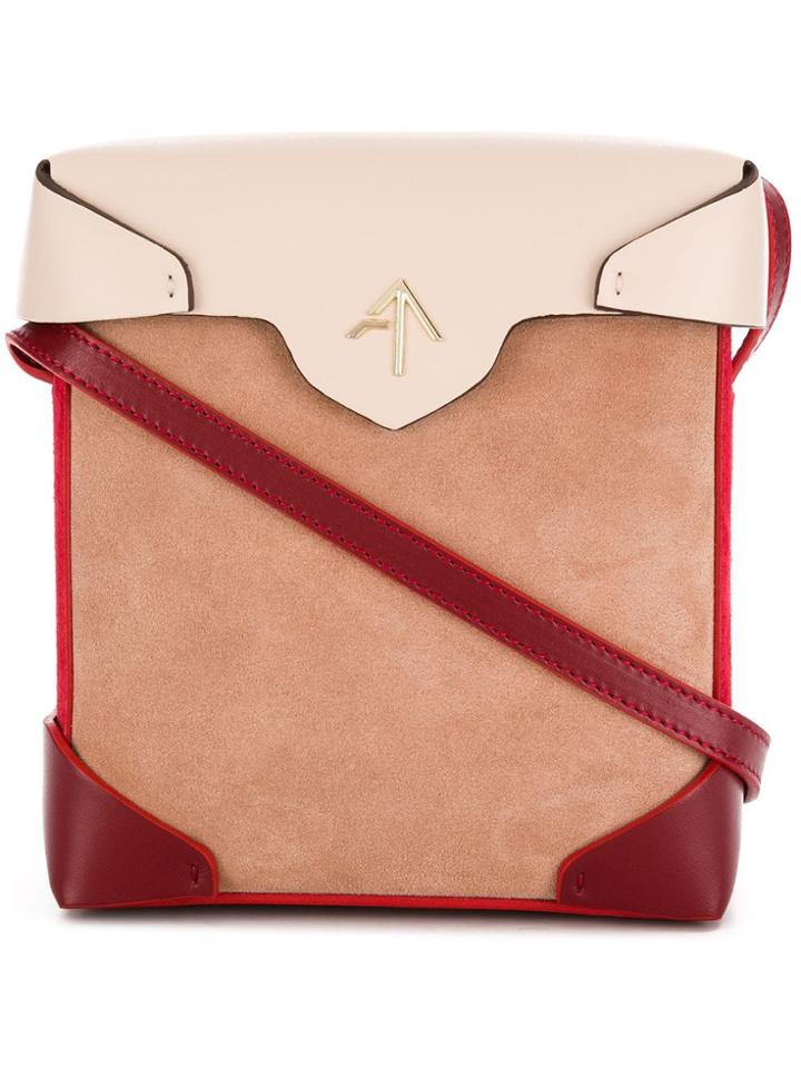 Manu Atelier Mini Pristine Shoulder Bag - Red