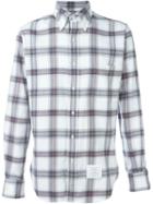 Thom Browne Plaid Shirt, Men's, Size: 2, White, Cotton