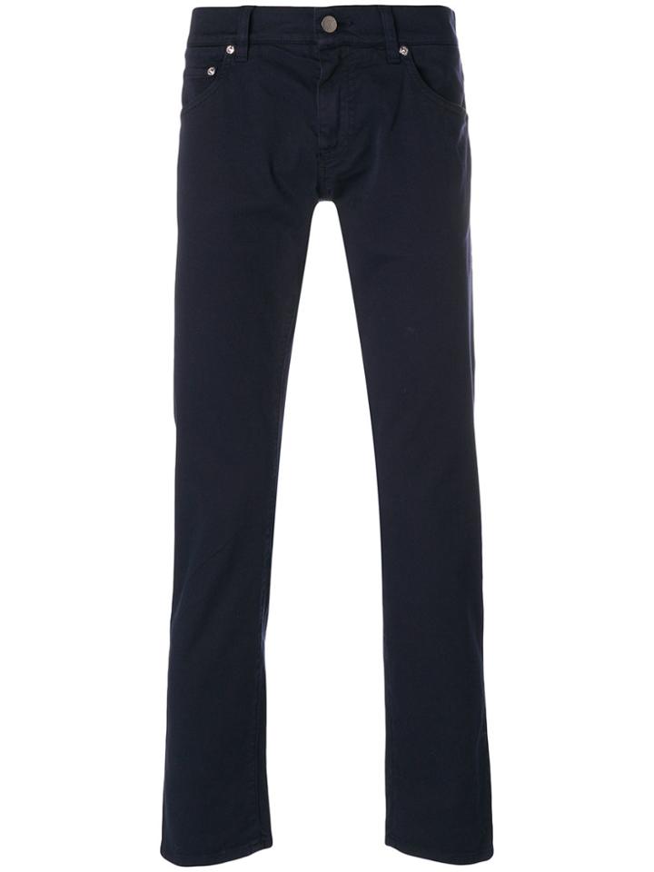 Dolce & Gabbana Straight Leg Trousers - Blue