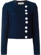Emilio Pucci Monogram Button Jacket - Blue