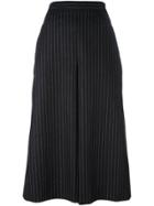 Saint Laurent Pinstripe Culottes - Black