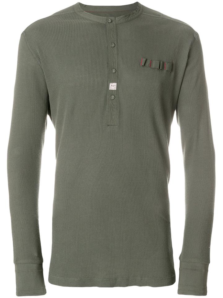 Wolsey Henley Longsleeved T-shirt - Green