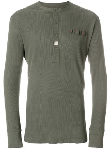 Wolsey Henley Longsleeved T-shirt - Green