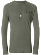 Wolsey Henley Longsleeved T-shirt - Green