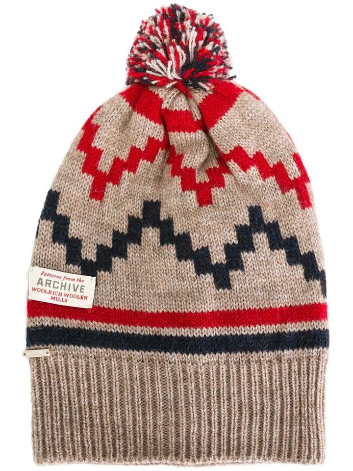 Woolrich Seasonal Pattern Beanie