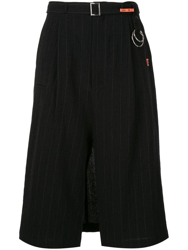 Maison Mihara Yasuhiro Dropped-crotch Shorts - Black