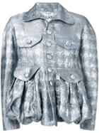 Palomo Spain Cropped Lightweight Jacket - Blue
