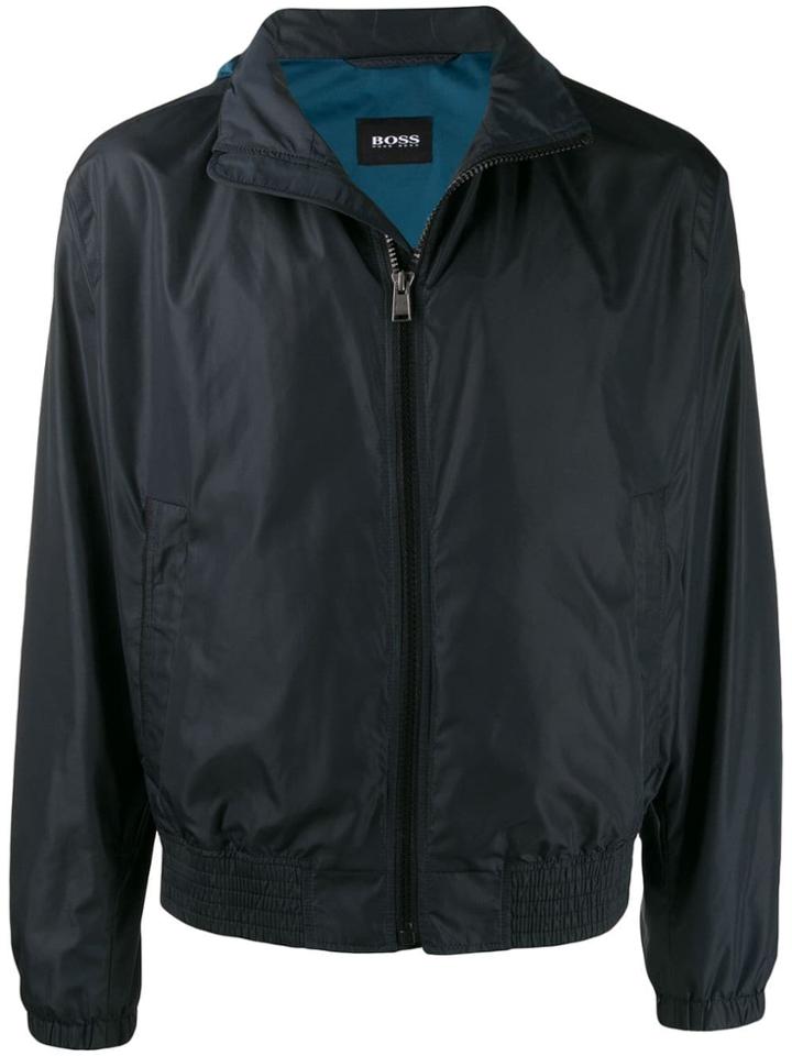 Boss Hugo Boss Waterproof Zipped Jacket - Blue