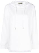 Fendi Logo Hoodie - White