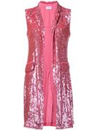 P.a.r.o.s.h. Sequin Waistcoat - Pink