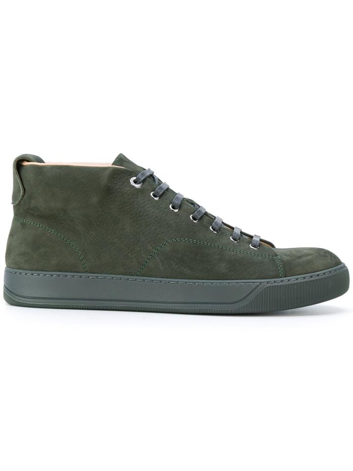 Lanvin Mid-top Sneakers - Green