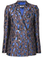 Just Cavalli Patterned Double-breasted Blazer - Brown