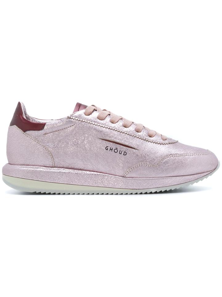 Ghoud Low Top Logo Sneakers - Pink & Purple