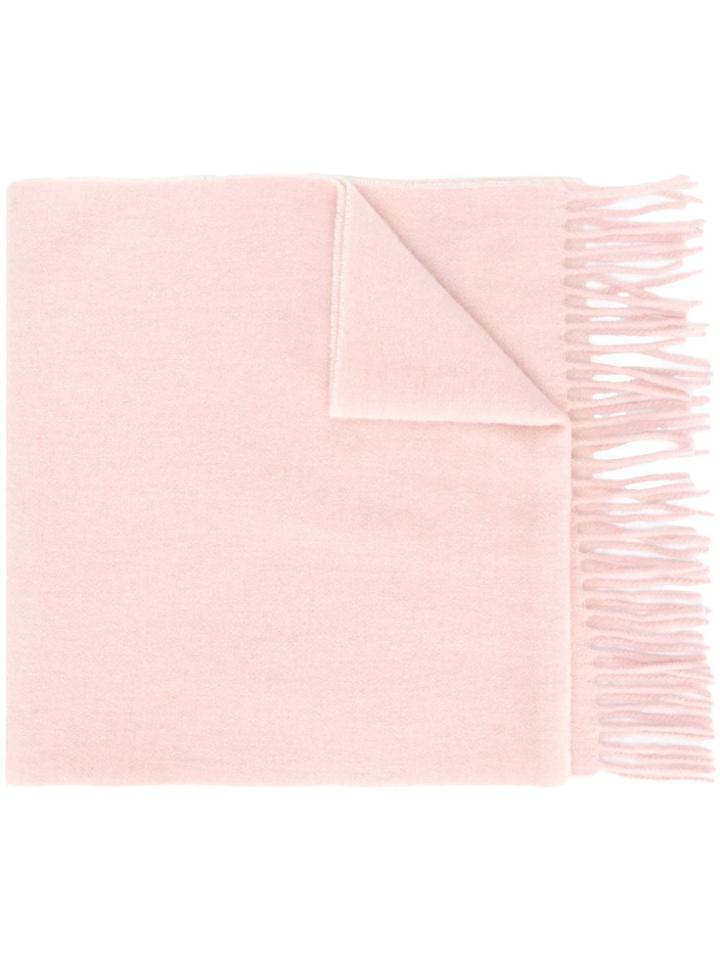 Polo Ralph Lauren Fringed Scarf - Pink & Purple