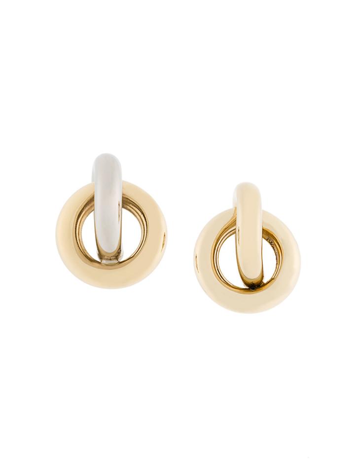 Jw Anderson Double Earrings - Metallic