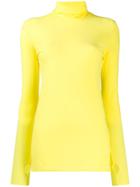 Dorothee Schumacher Roll Neck Long Sleeve Top - Yellow