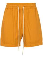 Bassike Short Beach Shorts - Yellow