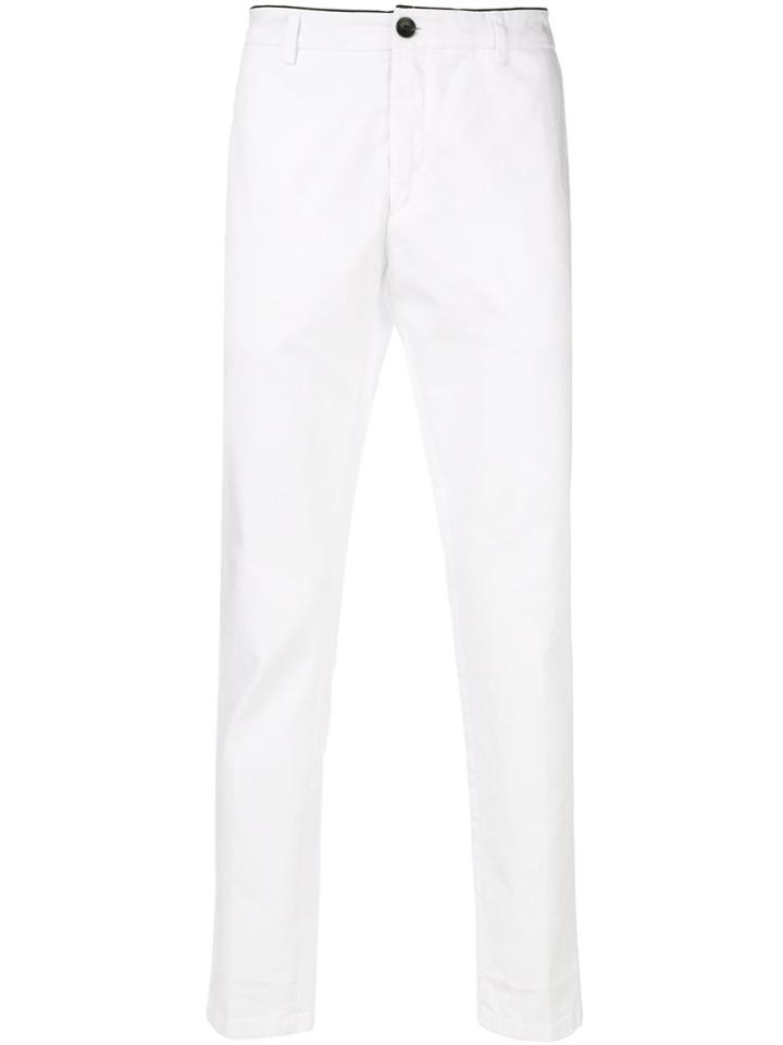 Department 5 Straight Trousers - White