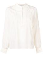 Closed Buttoned Blouse - White