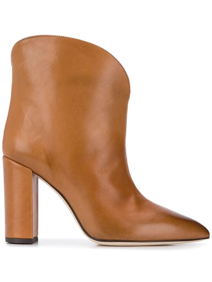 Paris Texas 100mm Denver Boots - Brown