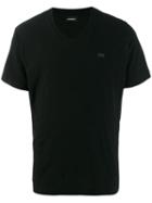 Diesel V-neck Logo T-shirt - Black