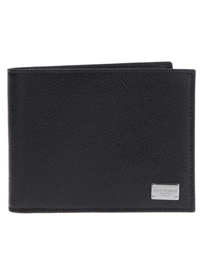 Dolce & Gabbana Logo Plaque Bilfold Wallet