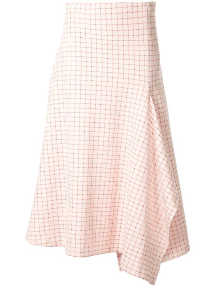 Rosetta Getty Check Print Skirt - Pink