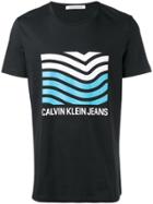 Calvin Klein Jeans Logo Wave T-shirt - Black