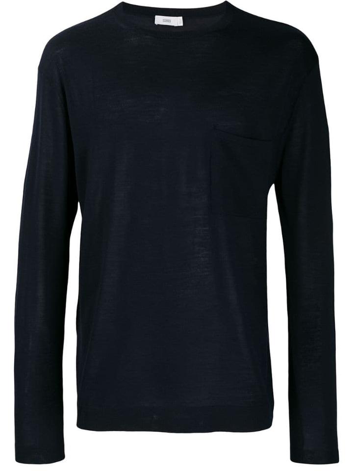 Closed Knitted Sweatshirt - Blue