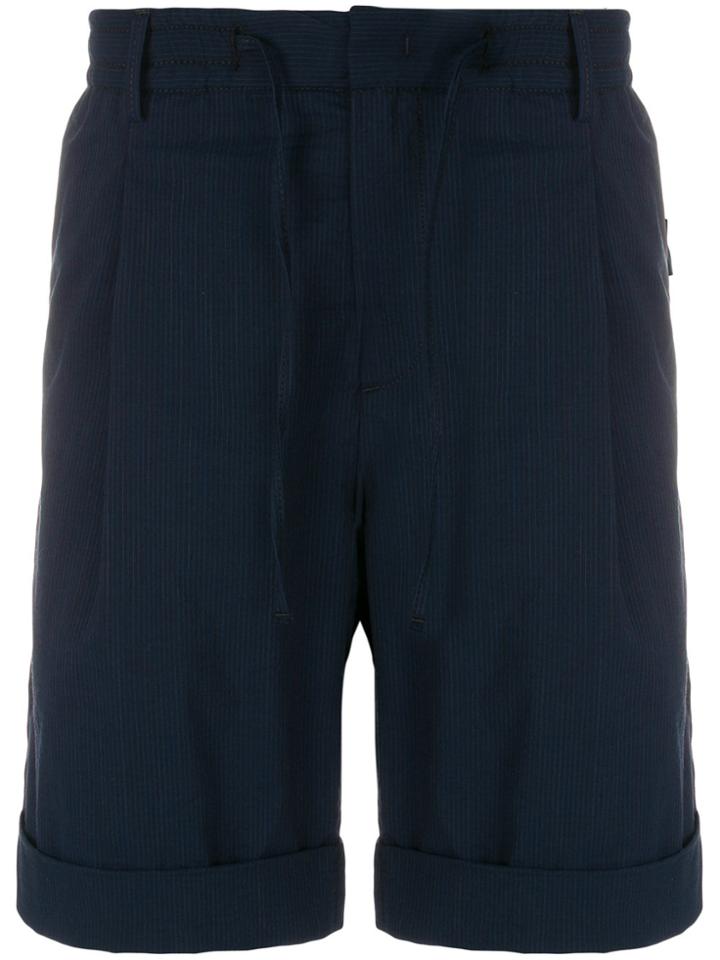 Paolo Pecora Striped Shorts - Blue