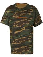 F.a.m.t. - Camouflage Print T-shirt - Unisex - Cotton - Xl, Green, Cotton