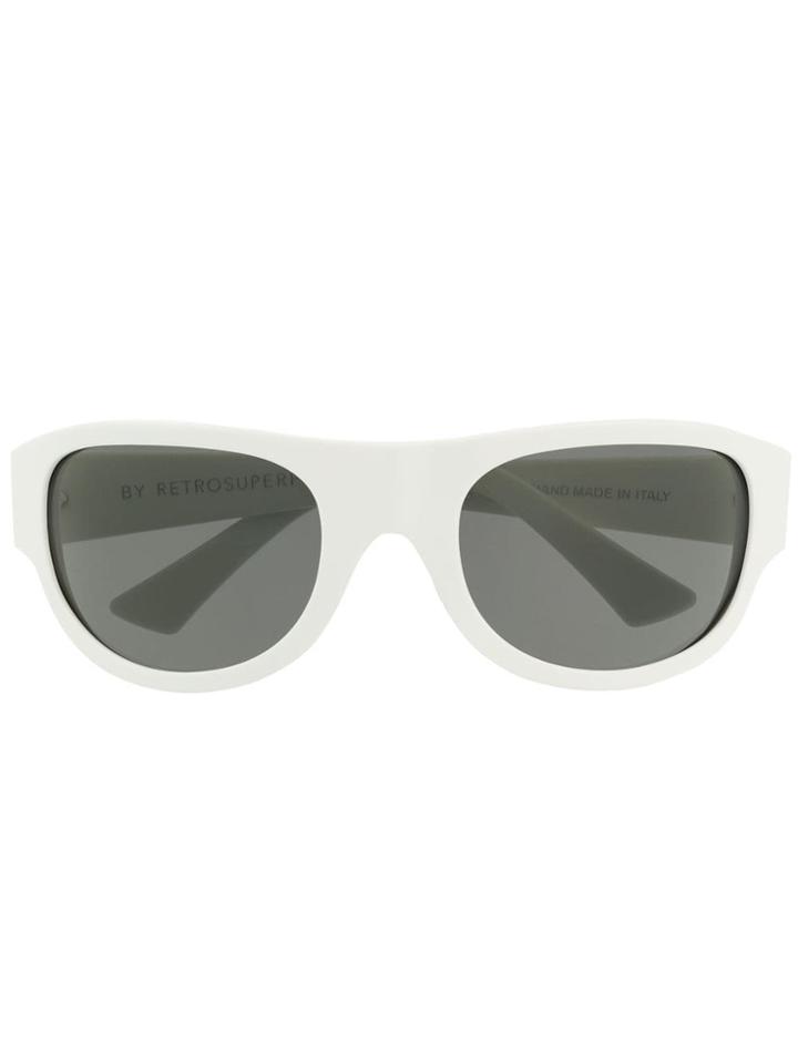 Retrosuperfuture Oversized Sunglasses - White