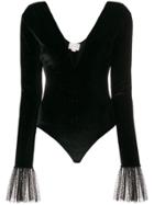 Redemption Deep V-neck Body - Black