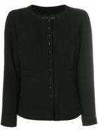 Chanel Vintage Boxy Buttoned Cardigan - Black