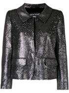 Boutique Moschino Sequin Embellished Jacket - Metallic