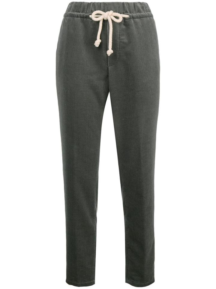 Closed Corduroy Tapered Trousers - Grey