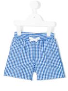 Petit Bateau - Gingham Check Shorts - Kids - Polyamide/polyester - 12 Mth, Blue