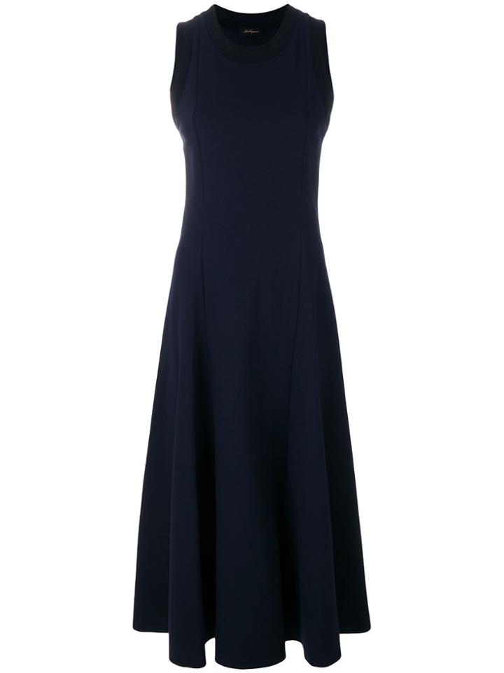 Les Copains Sleeveless Midi Dress - Blue