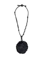 P.a.r.o.s.h. Flower Necklace - Black