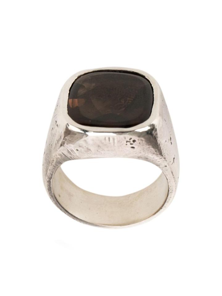 Tobias Wistisen Stone Embellished Ring - Metallic